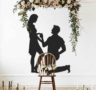 Heiratsantrag Aufkleber - TenStickers
