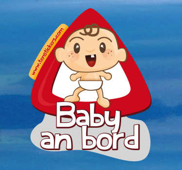 Baby an Bord Aufkleber Warnschild - TenStickers