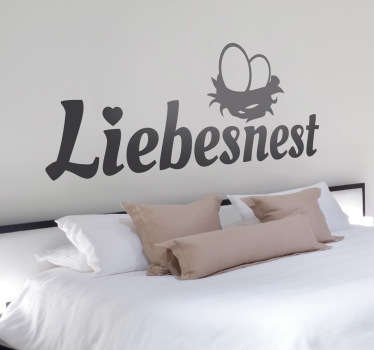 Liebesnest Aufkleber - TenStickers