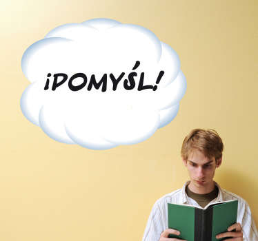 Naklejka na ścianę pomyśl - TenStickers