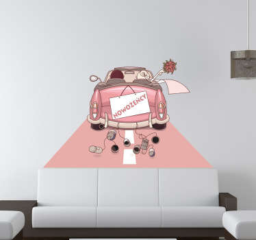 Naklejka dekoracyjna Nowożency - TenStickers