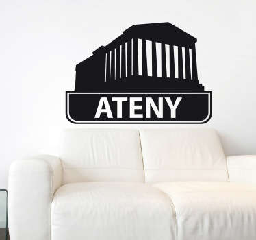 Naklejka dekoracyjna miasta Ateny - TenStickers