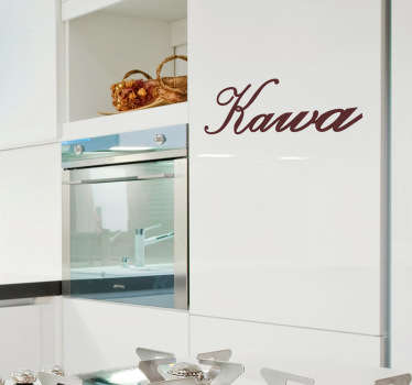 Naklejka dekoracyjna kawa - TenStickers