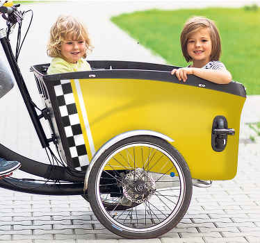 Taxi sticker voor bakfiets - TenStickers