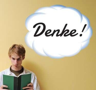 Denken Aufkleber - TenStickers