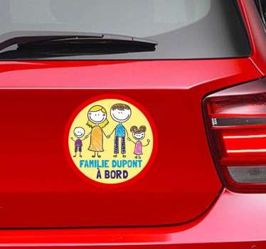 Sticker voiture personnalisable - TenStickers