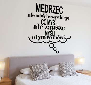 Naklejka cytat Arystoteles - TenStickers