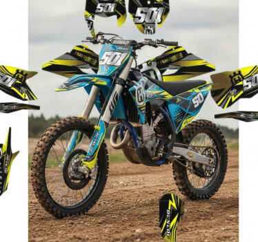 Motocross graphics for husqvarna tc fc 350 - TenStickers