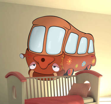 School Bus Sticker - TenStickers