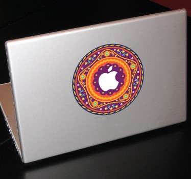 Adesivo colorato Macbook stilizzato - TenStickers
