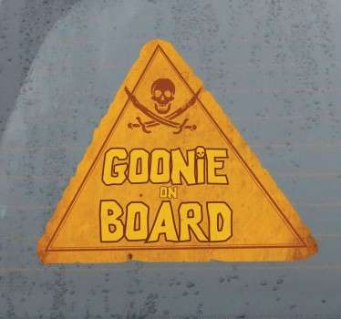 Autocollant bébé à bord goonie on board - TenStickers