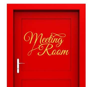 Wandtattoo Meeting Room Schriftzug - TenStickers