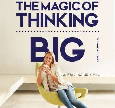 Thinking Big Wall Sticker - TenStickers