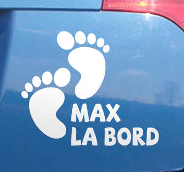 Picioare baby on board design baby on board autocolant - TenStickers