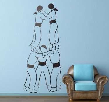 Vinilo decorativo castellers - TenVinilo