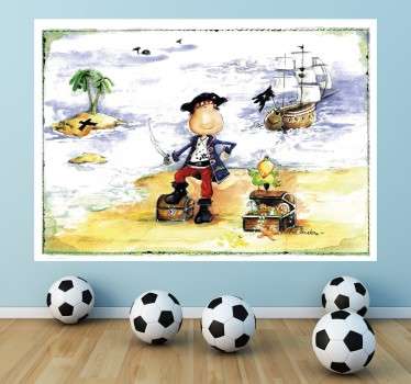 Wandtattoo Pirat Kinderzimmer - TenStickers