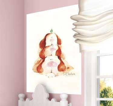 Drei Hunde Aufkleber - TenStickers