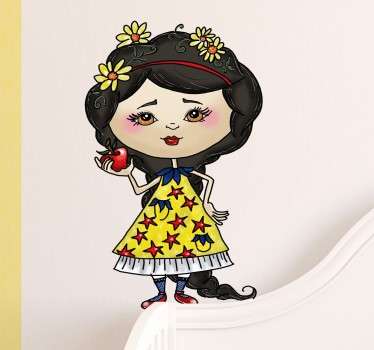 Sticker Blanche-Neige princesse - TenStickers