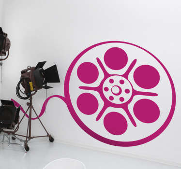 Cinema Film Tape Wall Sticker - TenStickers