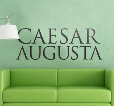 Vinilos decorativos Zaragoza Caesaraugusta - TenVinilo