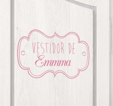 Vinilos infantiles para armarios personalizables - TenVinilo