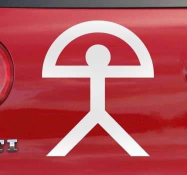 Vinilos Almería símbolo Indalo - TenVinilo