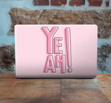 Sticker Ordinateur Portable Ouais art cool - TenStickers