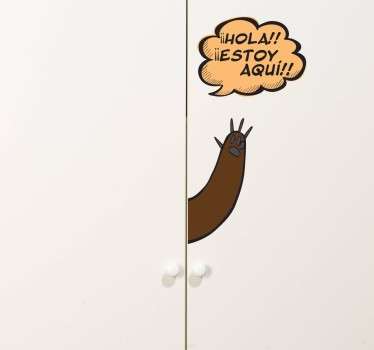 Vinilo infantil oso en armario - TenVinilo