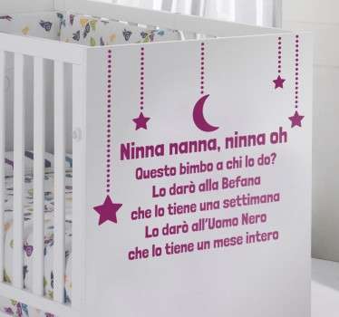 Sticker bambini ninna nanna - TenStickers