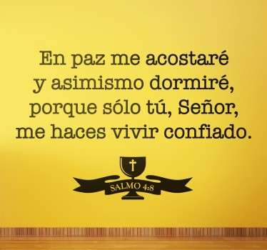 Vinilo decorativo palabra de Dios - TenVinilo