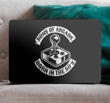 Sons of the 80's laptop skins - TenStickers