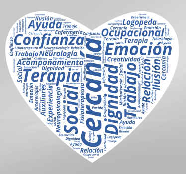 Vinilo corazon conceptos médicos - TenVinilo