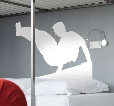 Acrobatic Parkour Sticker - TenStickers