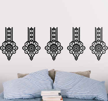 Naklejka na ścianę wzory Parzenica dekoracyjny motyw góralski - TenStickers