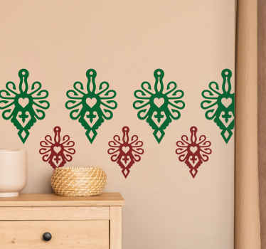 Naklejka na ścianę wzory „kolorowa parzenica” - TenStickers