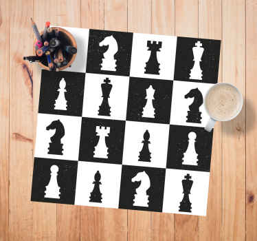 Aufkleber Brettspiel schachfiguren-silhouetten - TenStickers