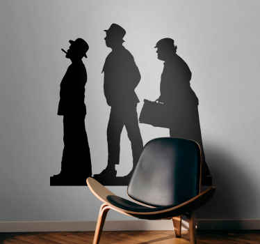 Silhuet af olsen-banden silhouette klistermærker - TenStickers