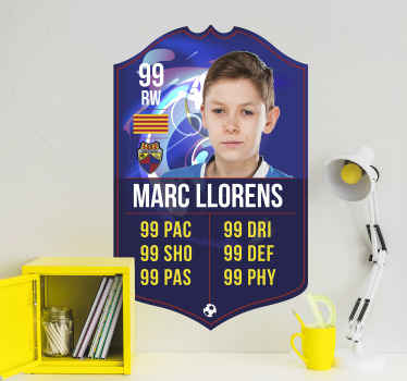 Vinilo FutCard personalizable - CE Mercantil - TenVinilo