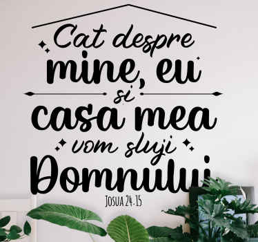 Stickere pereti Cat despre mine si casa mea - TenStickers