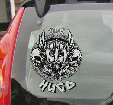 Viking personlig bil klistermärke - Tenstickers