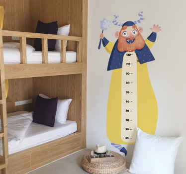 Höjddiagram viking väggdekal - Tenstickers