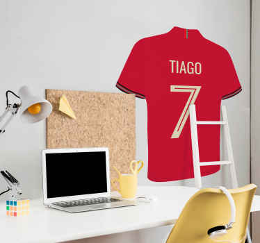 Autocolante Futebol T-shirtda seleção portuguesa - TenStickers