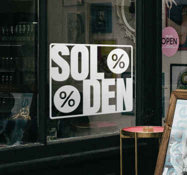 Sticker Soldes solden promotions - TenStickers