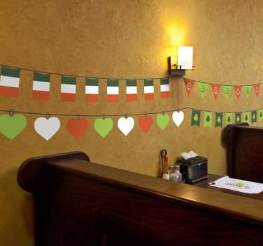 Frise autocollante décoration de la saint-patrick - TenStickers