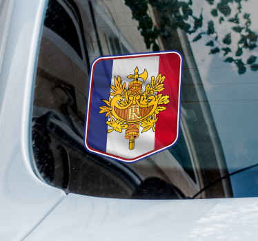Sticker voiture armoiries République française - TenStickers
