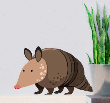 Kids Armadillo Wall Sticker - TenStickers