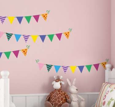 Vinil de bandeiras para festa - TenStickers