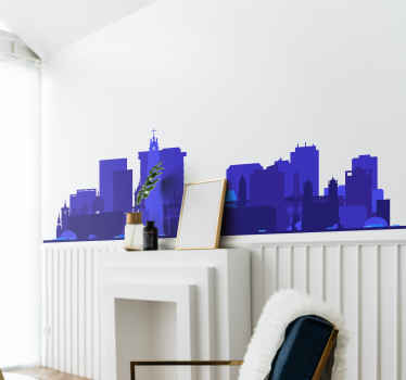 Autocolantes com cidades e países Horizonte do porto - TenStickers