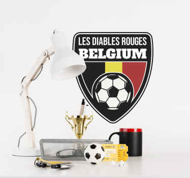 Sticker Foot equipe de belgique - TenStickers