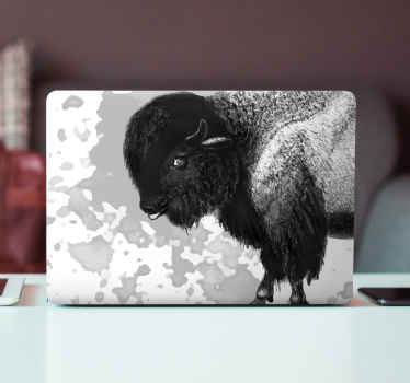 Naklejka na laptopa żubr - TenStickers